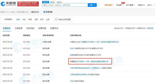 元氣森林戰(zhàn)略入股Never Coffee關聯(lián)公司，成為最大股東，深化產(chǎn)業(yè)鏈布局